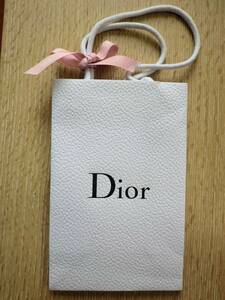 Dior ディオール／リボン付紙袋（リボン：ピンク）