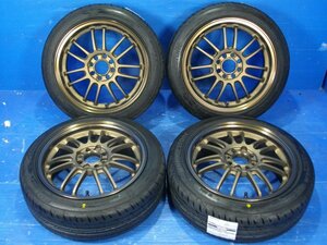 【H】RAYS VOLK RACING RE30 15インチ 6.0J +48 4H PCD100 BRIDGESTONE POTENZA Adrenalin RE004 165/55R15 2023年製(新品) 4本 軽自動車