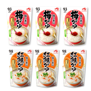 ■味の素KK おかゆ　梅がゆ(250g) x3　鮭がゆ(250g) x3　■お粥