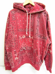 KITH キス Deconstructed Bandana Williams III Hoodie パーカー フーディー SIZE:XL♪FG5418