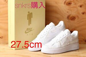 Billie Eilish × Nike Air Force 1 Low Triple White ナイキ　エアフォース1 ビリーアイリッシュコラボ　27.5 9.5 snkrs購入