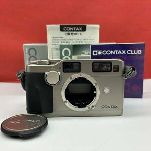 ◆ CONTAX G2 フィルムカメラ レンジファインダー ボディ シャッター、露出計OK 箱付き コンタックス