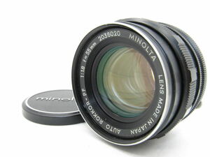 [動作品] Minolta ミノルタ Auto Rokkor PF 55mm f/1.8 単焦点 オールドレンズ Fixed/Prime Standard Lens