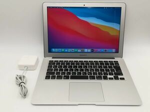 中古品★APPLE ノートパソコン (Early 2015) MacBook Air A1466 Corei7-5650U/メモリ8GB/SSD 256GB/無線LAN/macOS Big Sur/13.3インチ
