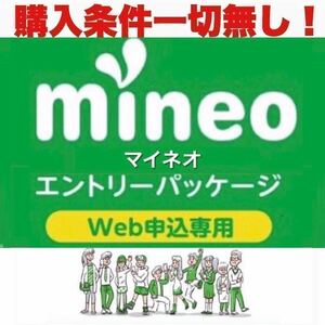 【契約縛り無し！】 mineo マイネオ エントリーパッケージ【使用期限無し！】