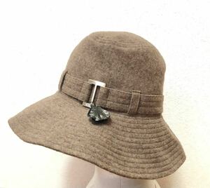 STETSON ウール ハット maxim KOBE TOKYO 日本製 ブラウン 帽子 ステットソン マキシン