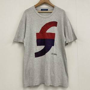 80s 90s 青山 COMME des GARCONS ロゴ Tシャツ グレー コムデギャルソン 半袖 カットソー Tee VINTAGE archive 2120355