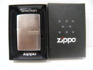 536　2016年製 ZIPPO ジッポ Seven Stars セブンスター シルバー 銀 オイル ライター 着火未確認