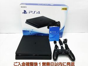 【1円】PS4 本体/箱 セット 500GB ブラック SONY PlayStation4 CUH-2200A 初期化/動作確認済 内箱なし プレステ4 G09-610os/G4