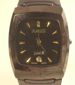 ICH【ジャンク品】 RADO ラドー jubile ジュビリー 2Pダイヤ デイト クォーツ 動作未確認 ジャンク 〈189-240410-ss22-ICH〉