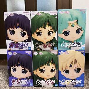 6個セット　セーラームーン Qposket ETERNAL SAILOR PLUTO SATURN NEPTUNE URANUS プルート サターン ネプチューン ウラヌス フィギュア