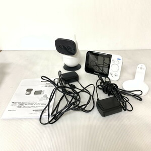 【ジャンク】　パナソニック ベビーモニター KX-HC705 見守りカメラ 付属品有　 ※モニター通電×　中古品(M0314-3)