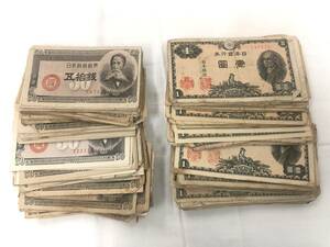 ☆旧100円硬貨 10枚・古紙幣 日本銀行券 約200枚　おまとめセット(オリンピック）☆em30