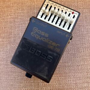 中古品　BOSS GE-7B Bass Equalizer ベース用 イコライザー 
