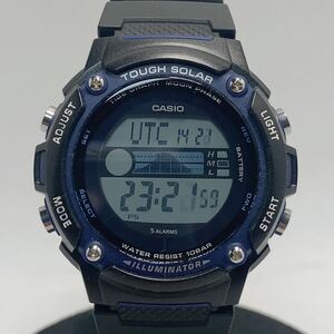 CASIO ILLUMINATOR カシオ イルミネター W-S210H 稼働品 デジタル 腕時計 タフソーラー 多機能