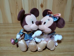 東京ディズニーシー　ミッキー＆ミニー　ペアぬいぐるみ　Season of the Heart 2008 限定品