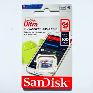 micro SDカード マイクロSDカード 64GB 1枚100M/秒　海外パッケージ スマホ、ドライブレコーダー、任天堂スイッチ、スイッチライト
