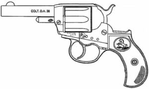 HWSハートフォード モデルガンコルト M1877 ライトニングシェリフス 3.5インチ　バレル HW
