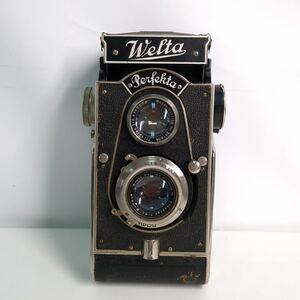 【動作品】Welta Perfekta spring bellows TLR Meyer Trioplan 3.5/7.5cm 珍品 カメラ屋展示品 T600