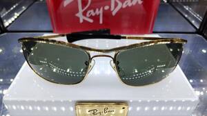 第１世代 オリンピアン１DX B&L RAY−BAN OLYMPIAN Ⅰ DELUXE 1960年代製 アメリカ ボシュロム社製 メッキ初代ワンデラ左右両テンプル刻印