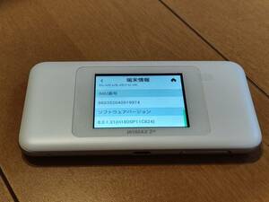 モバイルルーター UQ WiMAX2+ Speed Wi-Fi NEXT W06