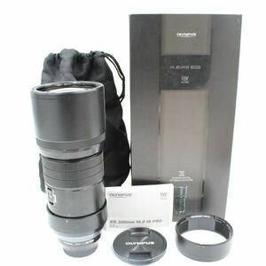 元箱、専用ケース付き。★良品★ OLYMPUS オリンパス 単焦点レンズ M.ZUIKO DIGITAL ED 300mm F4.0 IS PRO 超望遠 マイクロフォーサーズ用