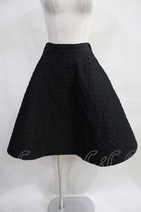 Candy Stripper / HEART QUILT SKIRT 1 黒 H-24-04-24-038-PU-SK-KB-ZH