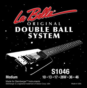 ラベラ 弦 12セット La Bella S1046 Regular Doble Ball System 10-46 エレキギター弦×12セット