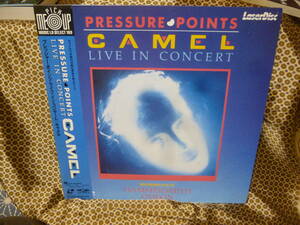 ◆キャメル（Camel)/プレッシャー・ポインツ・ライヴ・イン・コンサート　中古LDレーザーディスク