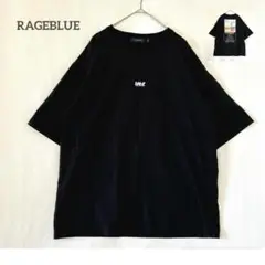 【レイジブルー】 コットン100% カットソー  ブラック 【M】 Tシャツ