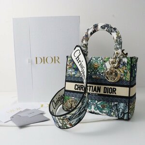 未使用 保管品 クリスチャンディオール Christian Dior LADY D-LITE バッグ ミディアム /Etoile de Voyage【2400013669993】