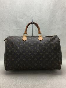 LOUIS VUITTON◆1)スピーディ35_モノグラム・キャンバス_BRW/M41524/PVC/ブラウン