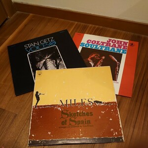 【3枚、全てus盤】ジャズのレコードまとめて【john coltrane,miles davis,stan getz,スタン・ゲッツ、ジョン・コルトレーン】