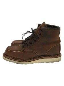 RED WING◆レースアップブーツ・6インチクラシックモックトゥ/25.5cm/BRW