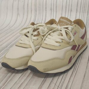 f002l F4 リーボック Reebok クラシック CLASSIC レディース 靴 スニーカー 23.5cm ブラウン×ベージュ系