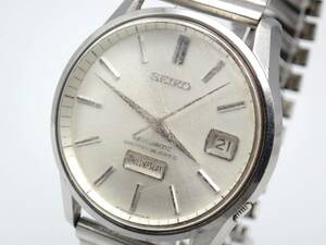 稼働品☆1円～☆SEIKO セイコー AT/自動巻き メンズ腕時計 セイコー マチック 6206-8040 デイデイト シルバー文字盤/J23163