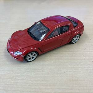 【TC0404（58）】MTECH エムテック マツダ MAZDA RX-8 1/43 ミニカー レッド コレクション サイドミラー折れ