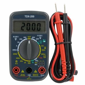 【中古】 OHM (オーム電機) デジタルマルチテスター 普及型 TDX-200 (04-1855)