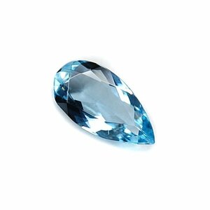 500円～売り切り!! アクアマリン 1.133ct ルース 裸石 /サンタマリア ベリル アクワマリン 天然 宝石 卸