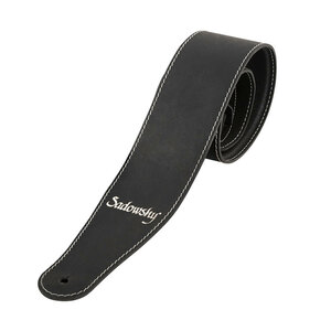 Sadowsky MetroLine Genuine Leather Bass Strap Black/Silver ベースストラップ