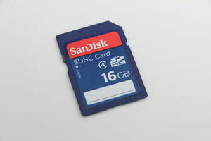 16GB SDHCカード　SanDisk