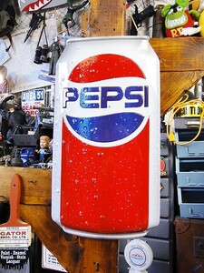 ペプシ缶　エンボス　ティンサイン　アメリカ雑貨　アメリカン雑貨