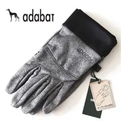 《アダバット》新品 ロゴ刺繍 滑り止め付き タッチパネル対応手袋 24cm