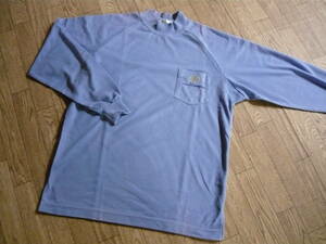 中古難あり*ｖｉｃｔｏｒｙ　ｖａｌｅｎｔｉｎｏ*　メンズタートルネックＴシャツ＊ブルー系