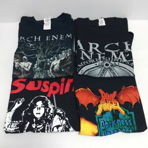 バンドTシャツ 映画Tシャツ Mサイズ 4着 古着 まとめ売り Arch Enemy DARK ANGEL Suspiria メロデス スラッシュ ホラー