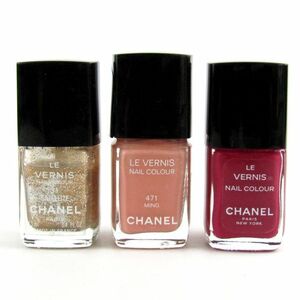 シャネル ネイルエナメル 3点セット ヴェルニ 31 471 19 まとめて ダメージ有 コスメ PO レディース CHANEL