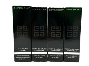 【15559】新品未使用品　GIVENCHY ジバンシイ　タン・クチュール・エバーウェア・リキッド　ファンデーション　4点セット　30ml　写真参照