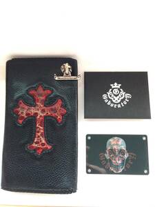 Gaboratory Cross Inlay Buffalo Long Wallet ホールディング ウォレット ガボラトリー ガボール