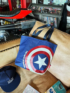 マーベル　キャプテン・アメリカ　シールド　トートバッグ ■ アメリカン雑貨 アメリカ雑貨