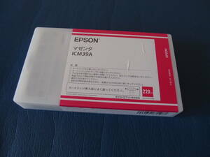 【使用済】EPSON 純正　ICM39A　空カートリッジです。